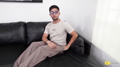 Recruited for porn casting by a delicious Colombian
