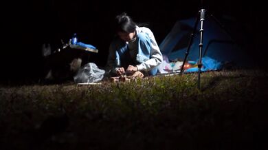 Public Camping Sex In Tent