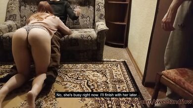 Your girlfriend is busy now, wait until I finish, cuckold