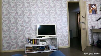 Father is waiting outside. And the stepmother gets a creampie from her stepson