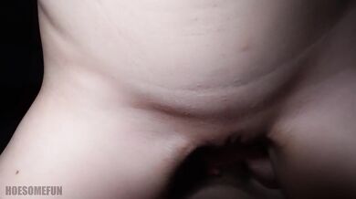 Real home sex tape filmed on phone with flashlight