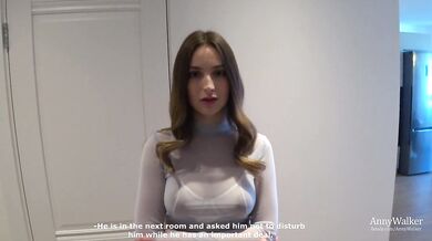 Cheating On Her Husband Hard Fucking With His Friend In Another Room - Anny Walker