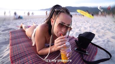 unknown girl helped me with my boner! swallowed cum - AnGelya.G