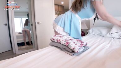 Big Tits Hot Babysitter Didn't Mind Being Fucked