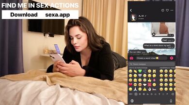 Sexy neighbor came to have sex after a like on a dating app