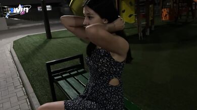 You not need Tinder if... Stranger with Big Ass Agreed to Fuck with Me in the Entrance I Cum Inside!