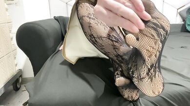 Wearing STOCKINGS FEET You'd EAT