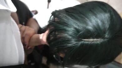 Come on teacher! I suck your cock and you help me pass the school year. Hot blow job at school room