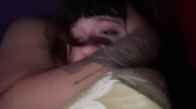 Perfect mouth 19 years old sucks it and then comes