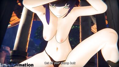 Goblins fuck Genshin's bitch in all her holes, soaking her body with their sperm.[eng sub]