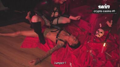 Skinny guy is dominated by a Latina MILF dominatrix. You'll do everything she tells you to!
