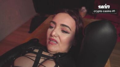 Skinny guy is dominated by a Latina MILF dominatrix. You'll do everything she tells you to!