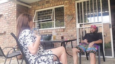 Mutual masturbation with my neighbors wife turns into outdoor creampie