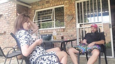 Mutual masturbation with my neighbors wife turns into outdoor creampie