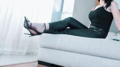 Foot slave Degraded Preview - Sole Licking Human ashtray POV - Goddess Kim