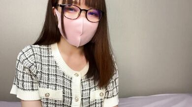 Today, she is a serious, but really naughty, lascivious woman with glasses!
