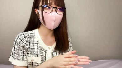 Today, she is a serious, but really naughty, lascivious woman with glasses!