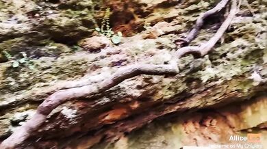J explore nature with you on video And we FUCK in PUBLIC in A CAVE! - ALLICE STORIE'S EP.2