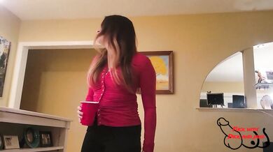 Jane Gives Her Ex a Blowjob at a Party