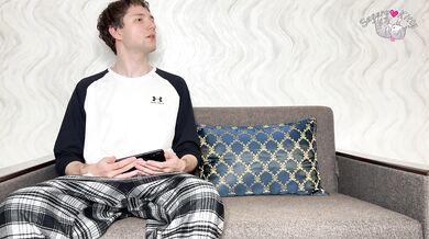 Step Sister Caught with a Dildo and Step Brother Ordered to Sit With Him for Real Shaking Orgasm!