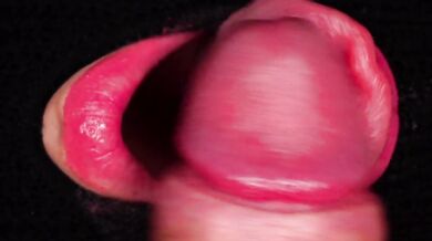 CLOSE UP POV: FUCK My Perfect LIPS with Your BIG HARD COCK and CUM In MOUTH! Balaclava BLOWJOB ASMR