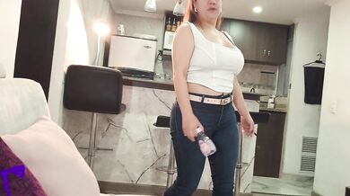 Hot mature woman lets me touch her breasts for Cuban blowjob and finishes in my mouth with her husband’s friend