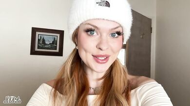 Keeping my sister's bff warm with my dick in a snowy cabin