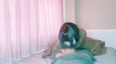 【Yomi_chan】Waking up with a thick blowjob Continuous climax by riding on a cowgirl's back!