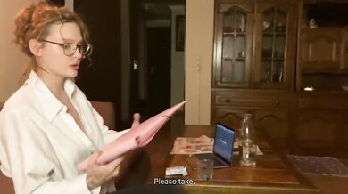 POV Fetish of my teacher. She loves cigarettes and big cocks (with subs)
