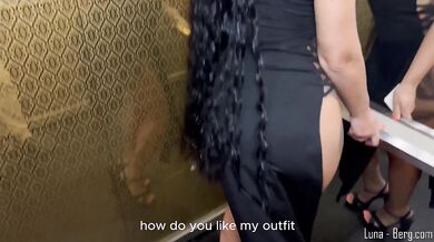 I met a MILF without panties - in the room she SUCKED my DICK, FUCKED me and CAME in her MOUNTH Part 1