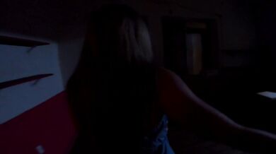 We went into an abandoned house