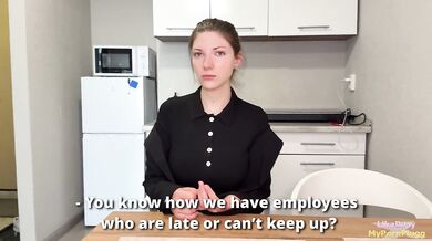 "YOU WANT TO KEEP YOUR JOB? Then you need to take off your knickers