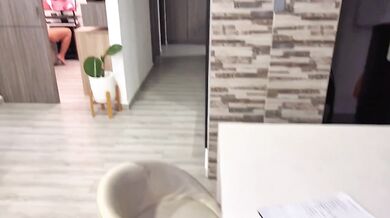 My stepbrother surprises me masturbating and cums inside me in exchange for his silence