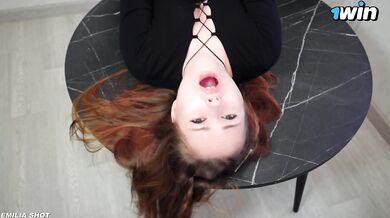 Oh no! I cheated on my husband again with his friend! on my leather skirt