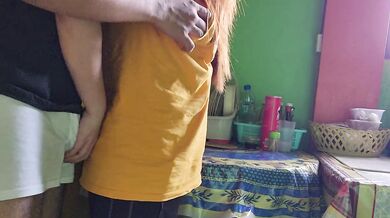 Risky Sex with Stepbro. Please DON’T CUM in my PUSSY!