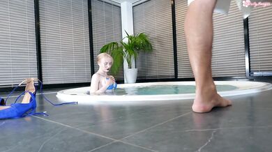 Wow! Your Dick is too Huge! Can you Fuck my Mouth? An adult Man fucks a Youthful Blonde!