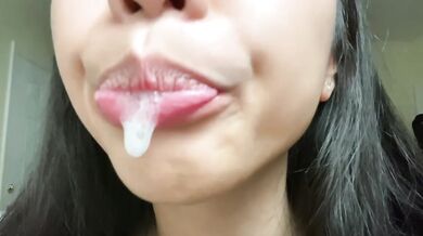 JOI Asian Cum Dumpster Begs For You To Stroke Your Cock And Nut In Her Mouth | Hinasmooth