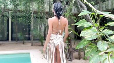 Skinny girl gets fucked wildly in Tulum