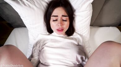 Very nice morning fuck (He woke me up with his dick) - Cum on big tits