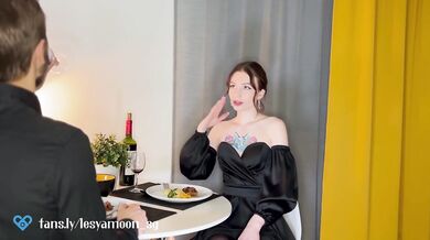 First date ended with hot sex in the toilet.