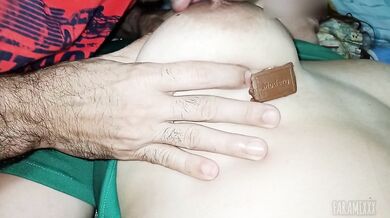 My husband is addicted to sucking my big natural tits that's why I always breastfeed him part III