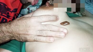 My husband is addicted to sucking my big natural tits that's why I always breastfeed him part III