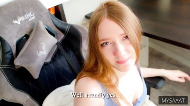 Caught my step sister masturbating and fucked her wet pussy on the table