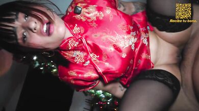 Christmas Stepsister’s Hentai Cosplay Gift - The Best Fuck of My Life