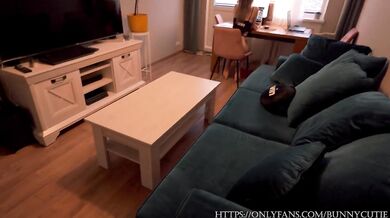 Fucked My Step Sis On The Sofa And Covered All Her Holes By Cum! 4K