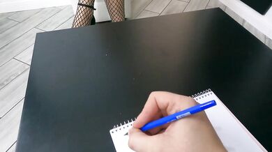 Teacher fucked a student instead of a lesson - creampie