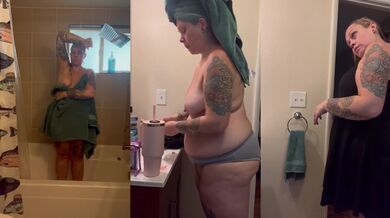 BBW step mom MILF cum watch and get ready ready with me