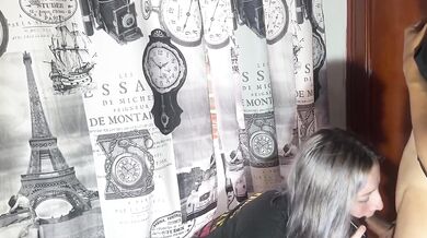 THE VERY UNFAITHFUL FUCKS WITH HER STEPBROTHER WHILE TALKING TO HER BOYFRIEND BY PHONE