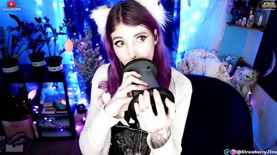 Shy catgirl licks in & around your ears ASMR roleplay sucking motuh sounds
