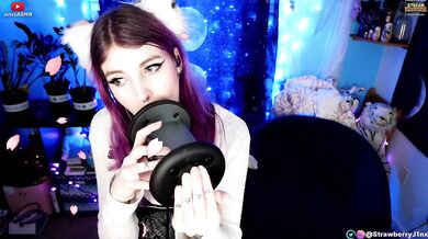Shy catgirl licks in & around your ears ASMR roleplay sucking motuh sounds